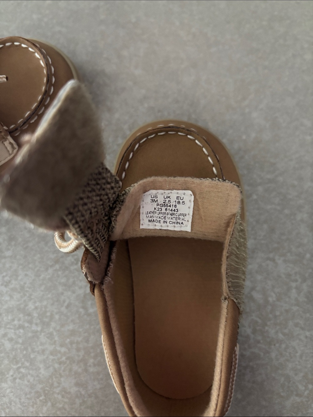 Baby Sperry Boat Shoes - Casual Slip-On Loafers - New Without Tags-3M - Picture 2 of 4